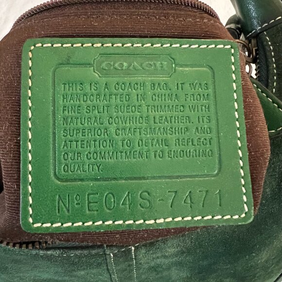 Vintage Coach 7471 Suede Hampton Hobo - Picture 10 of 11